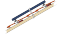 Graphical representation of the above roof installation of solar collectors