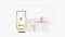 The image shows an illustration as a symbol for ViCare's geofencing function.