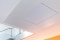 The picture shows an almost invisible Vitoplanar EI6 E area heating system integrated into the ceiling